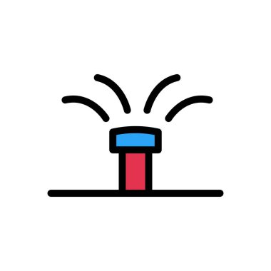 tarımsal vektör düz renk simgesi