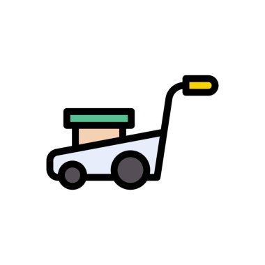 ot vektörü düz renk simgesi