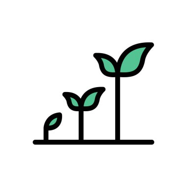 Toprak vektör düz renk simgesi