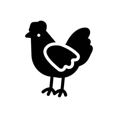 çiftçilik vektörü kabartması düz simge