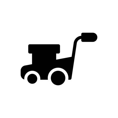 çimen vektörü düz simgesi