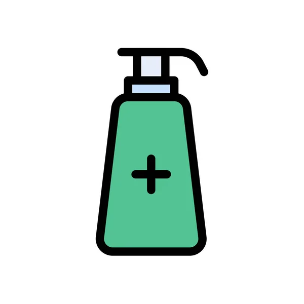 Liquid Vector Flat Color Icon — Stock Vector