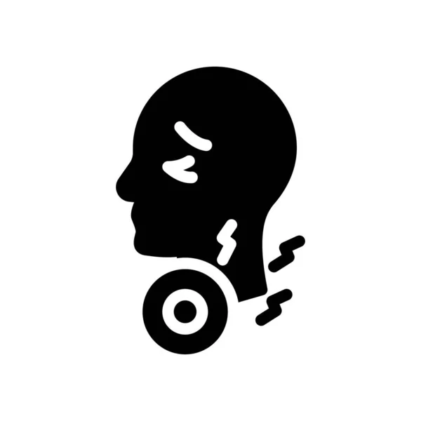 Allergie Vector Glyph Platte Pictogram — Stockvector