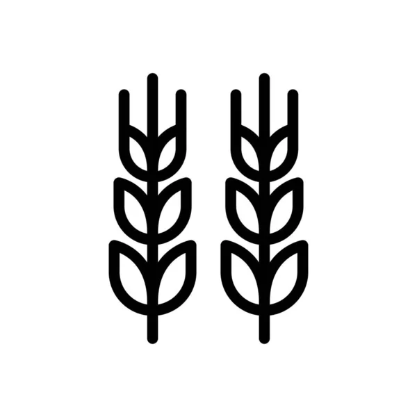Agriculture Vector Thin Line Icon — Stock Vector