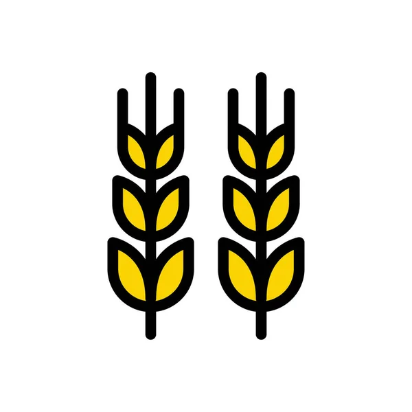 Agriculture Vector Flat Color Icon — Stock Vector