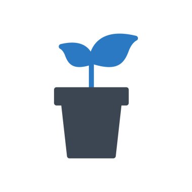 bitki vektörü renk simgesi