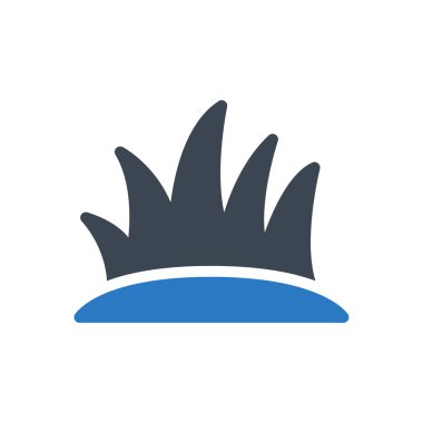 büyüme vektörü renk simgesi