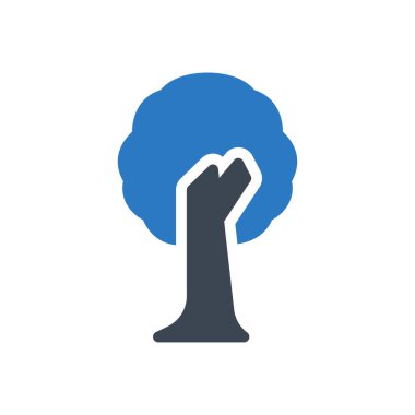 Doğa vektörü renk simgesi