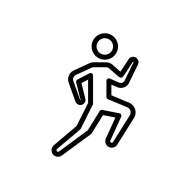 yarış vektörü ince çizgi simgesi