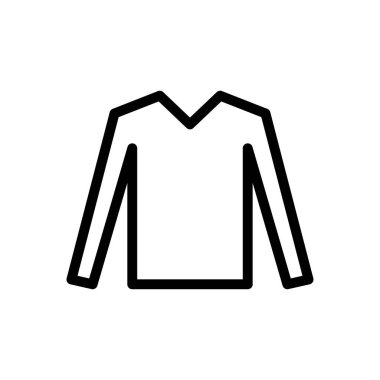 Kumaş vektörü ince çizgi simgesi