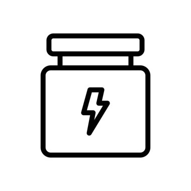 egzersiz vektörü ince çizgi simgesi