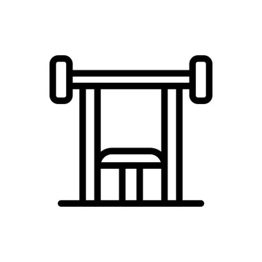 vektör ince çizgi simgesine bas