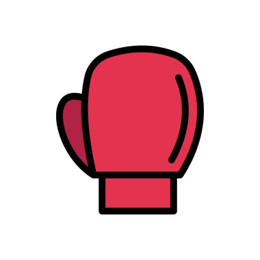 Eldivenler vektör düz renk simgesi