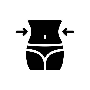 ince vektör düz simge