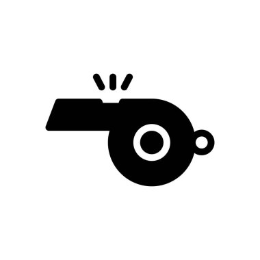 Uyarı vektör düz simgesi