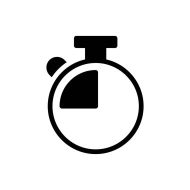 Alarm vektör düz simgesi