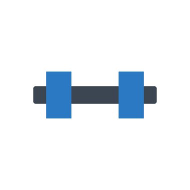 spor salonu vektör renk simgesi