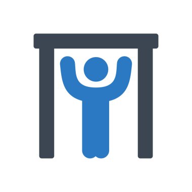 egzersiz vektörü renk simgesi