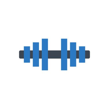 spor salonu vektör renk simgesi