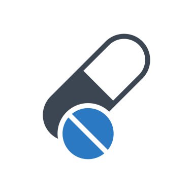 uyuşturucu vektör renk simgesi