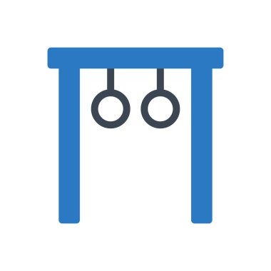 spor salonu vektör renk simgesi