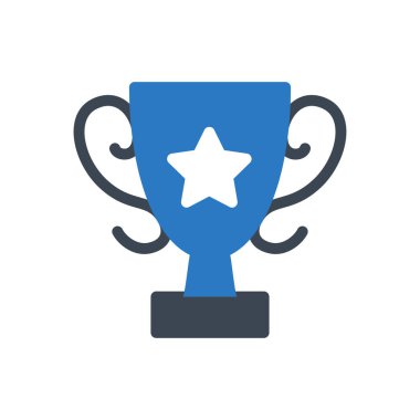 Başarı vektörü renk simgesi