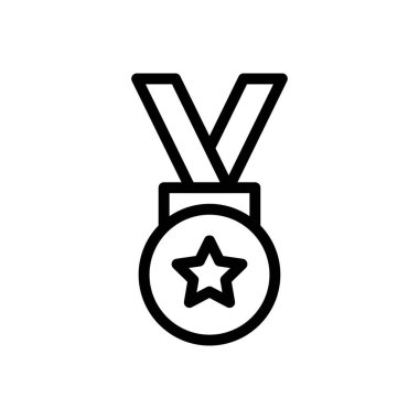 ödül vektörü ince çizgi simgesi