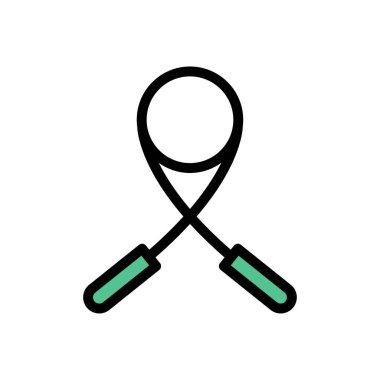 ip vektörü düz renk simgesi