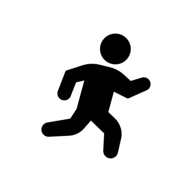 maraton vektör düz simge