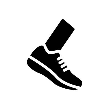 egzersiz vektörü düz simgesi