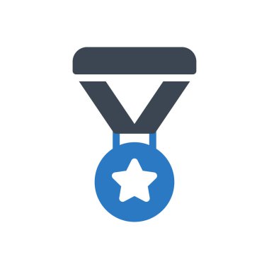 Başarı vektörü renk simgesi