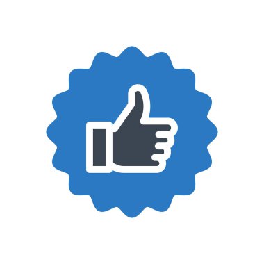 Rozet vektörü renk simgesi