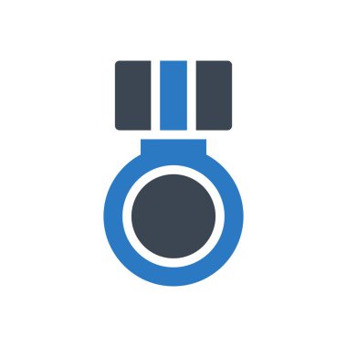 Rozet vektörü renk simgesi