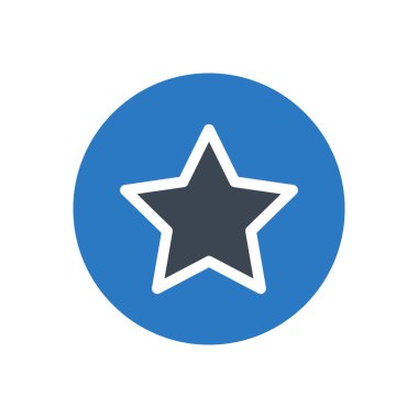 yıldız vektörü renk simgesi