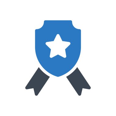 Madalya vektör renk simgesi