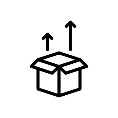 ok vektörü düz renk simgesi