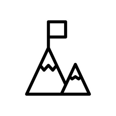 başarı vektörü düz renk simgesi