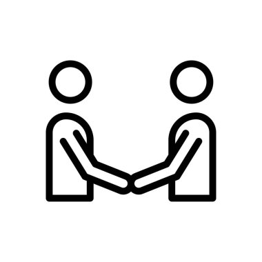 konferans vektörü düz renk simgesi