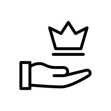 ödül vektörü düz renk simgesi