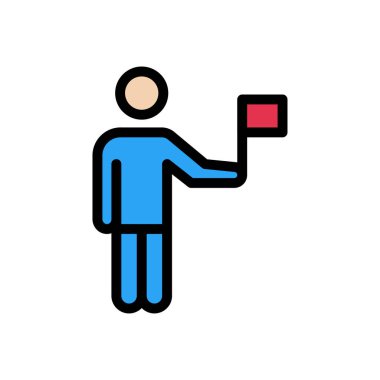 başarı vektörü düz renk simgesi