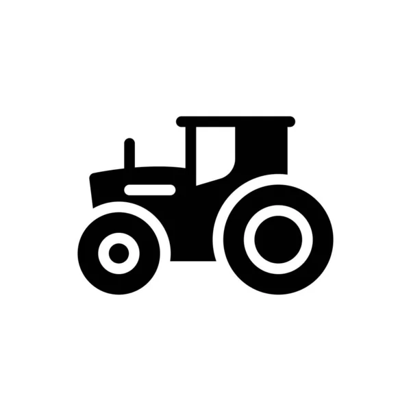 Agricultura Vector Glifo Icono Plano — Vector de stock