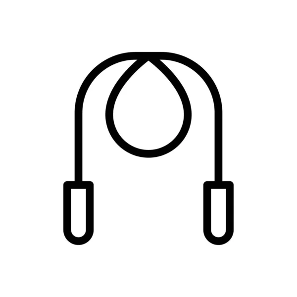 Seilvektor Symbol Für Dünne Linie — Stockvektor