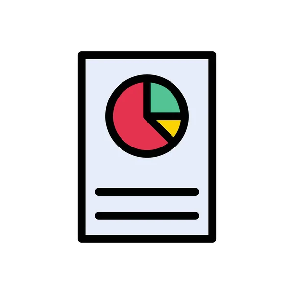 Sheet Vector Flat Color Icon — Stock Vector