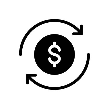 değişken vektör düz simgesi