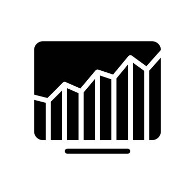 grafik vektör düz simgesi