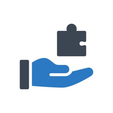 çözüm vektörü renk simgesi