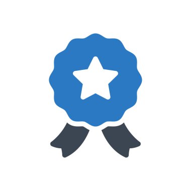 Madalya vektör renk simgesi