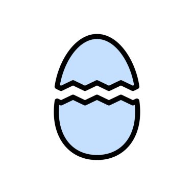 bozuk vektör düz renk simgesi