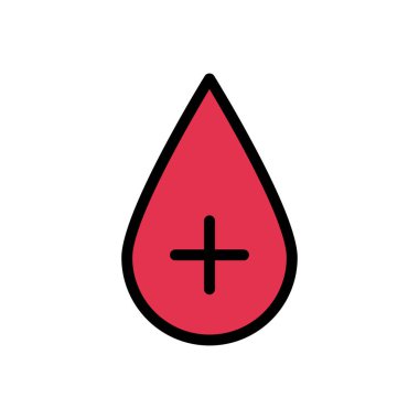 vektör düz renk simgesini bırak