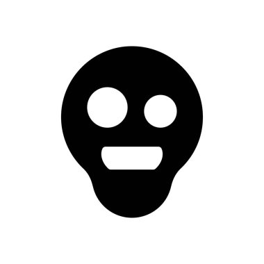 Cadılar Bayramı vektörü düz simgesi